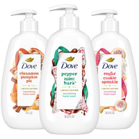 Thumbnail for Dove Hand Soap, Holiday Treats Variety 3-Pack – Cinnamon Pumpkin Pie, Peppermint Bark & Sugar Cookie Sprinkle, Gifts for Women, 12 Fl Oz Ea