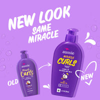 Thumbnail for Aussie Miracle Curls with Coconut Oil, Paraben Free Detangling Milk Treatment, 6.7 fl oz