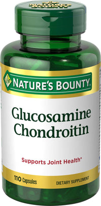 Thumbnail for Nature's Bounty Glucosamine Chondroitin Pills and Dietary Supplement, Support Joint Health, 110 Capsules
