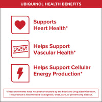 Thumbnail for Qunol Mega Ubiquinol 100mg CoQ10, Superior Absorption, Patented Water and Fat Soluble Natural Supplement Form of Coenzyme Q10, Antioxidant for Heart Health, 100 Count Softgels