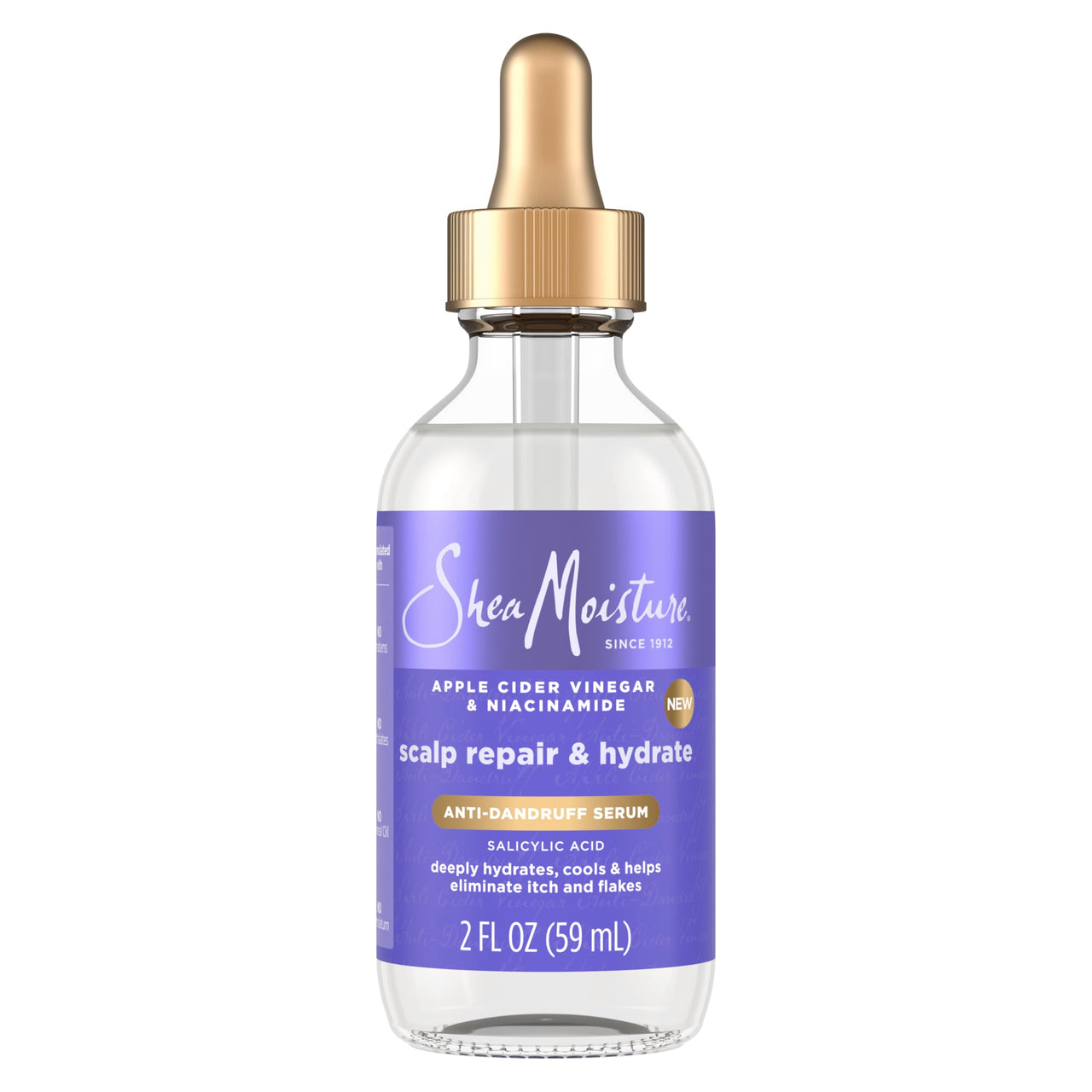 SheaMoisture Dandruff Treatment Scalp Repair & Hydrate Serum with Salicylic Acid & Scalp Repair Technology, Deeply Hydrates to Reduce Flakes & Itch, 2 fl oz