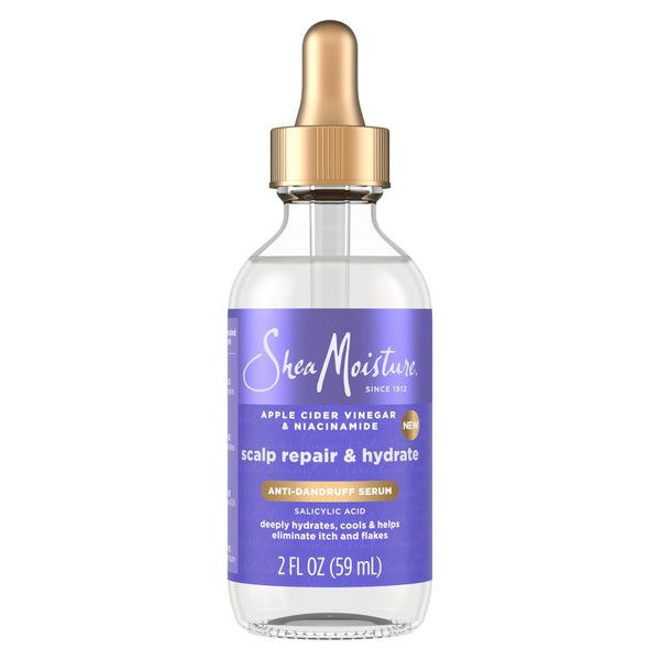 SheaMoisture Dandruff Treatment Scalp Repair & Hydrate Serum with Salicylic Acid & Scalp Repair Technology, Deeply Hydrates to Reduce Flakes & Itch, 2 fl oz