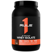 Thumbnail for Rule 1 Proteins R1 Protein Whey Isolate - with 25g Protein & 6g BCAA Exclusively from Isolated & Hydrolyzed Sources for Workout Recovery (2 Pounds, Chocolate Fudge)