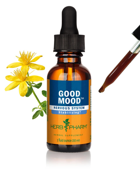 Herb Pharm Good Mood Liquid Herbal Formula with St. John's Wort for Healthy Emotional Balance - 1 Ounce
