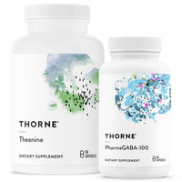 Thumbnail for THORNE - Relax & Restore Bundle - L-Theanine and PharmaGABA-100 Duo for Stress Relief & Relaxation - 60 to 90 Servings