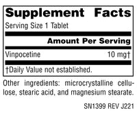 Thumbnail for Source Naturals Vinpocetine Tablets, Supports Cognitive Performance*, 10 mg - 120 Tablets