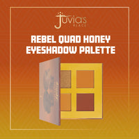 Thumbnail for Juvia's Place Rebel Quad Honey Eyeshadow Palette - Shades of 4, Professional Eye Makeup, Pigmented Makeup Palette for Eye Color & Shine, Pressed Eyeshadow Cosmetics