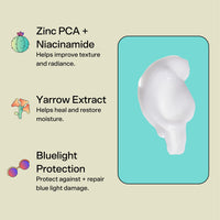 Thumbnail for Bubble Skincare Level Up Balancing Face Moisturizer - Hydrating Gel Moisturizer Formulated with Zinc PCA + Niacinamide for Improved Texture & Radiance - Skin Care for Oily or Combination Skin (50ml)