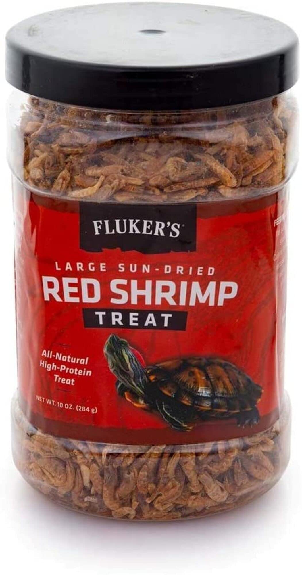 DBDPet Fluker's Sun-Dried Red Shrimp Reptile Treat 10oz - Includes Attached Pro-Tip Guide
