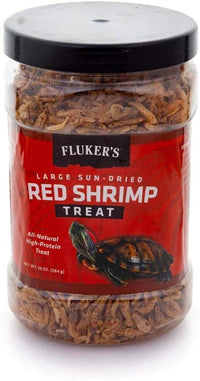 Thumbnail for DBDPet Fluker's Sun-Dried Red Shrimp Reptile Treat 10oz - Includes Attached Pro-Tip Guide