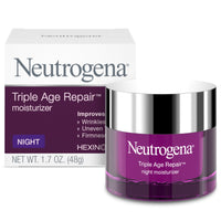 Thumbnail for Neutrogena Triple Age Repair Night Cream, 1.7oz Jar, Anti-Aging Face Cream, Face Moisturizer For Women & Men, Hydrating Night Face Moisturizer for Even Skin Tone & Firming, Vitamin C