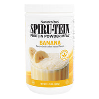 Thumbnail for NaturesPlus SPIRU-TEIN, Banana - 1.2 lbs - Plant-Based Protein Shake - Non-GMO, Vegetarian, Gluten Free - 16 Servings