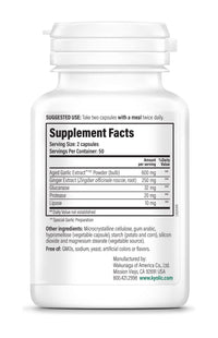 Thumbnail for Kyolic Aged Garlic Extract Formula 102, Cleanse & Digestion*, Ginger and Enzyme Complex, 100 Capsules