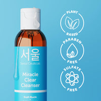 Thumbnail for SeoulCeuticals Korean Acne Snail Cleanser Face Wash - Snail Mucin, Salicylic Acid & Tea Tree Acne Treatment for Sensitive Skin & K Beauty Glow 4oz
