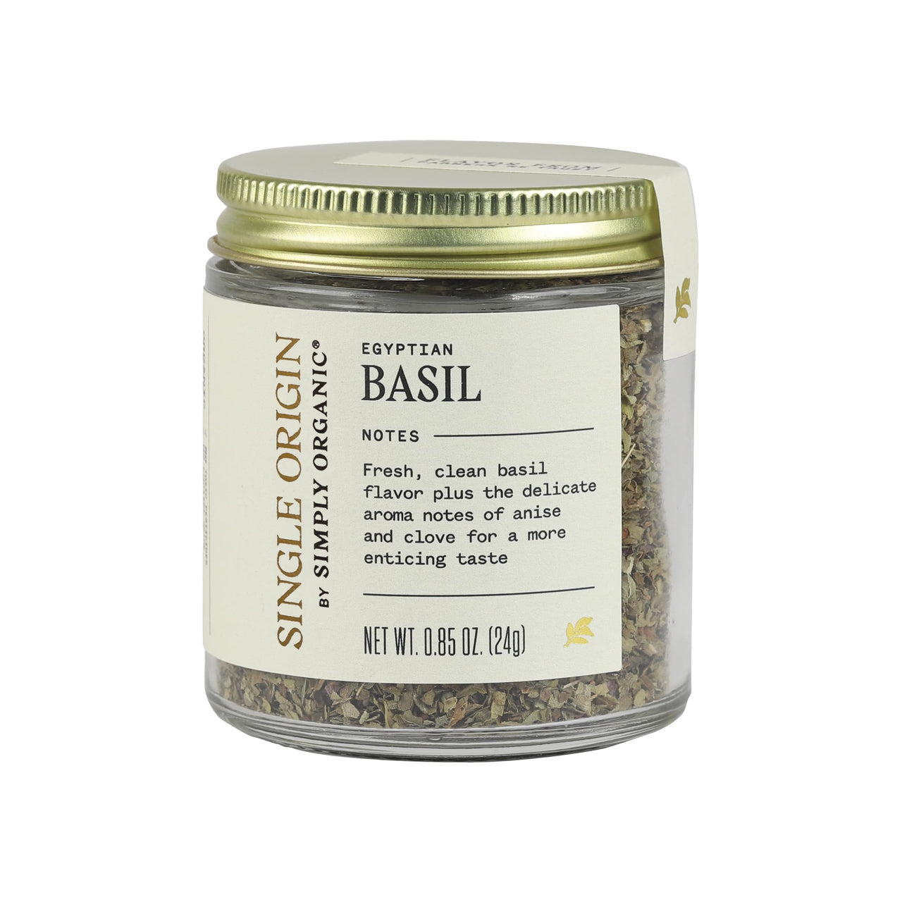 Simply Organic Single Origin Egyptian Basil, Organic, 0.85 Ounce