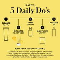 Thumbnail for Kate Somerville Mega-C 30% Vitamin C Brightening Facial Mask – Clinic-Grade Treatment to Brighten, Even Skin Tone & Firm, 2 Fl Oz