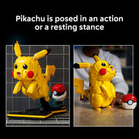 Thumbnail for LEGO Pokémon Pikachu and Poké Ball - Collectible Building Sets for Adults, Ages 18+ - Pokémon Figure for Display - Desk, Shelf or Office Decor - Gift for Men & Women - 72152
