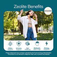 Thumbnail for BUCKLEBURY Micronized Zeolite Capsules - Mineral Zeolite Detox for Adults - Supports Immune System, Metabolism & Digestive Health - Advanced Formula for Men & Women - 90 Vegan Capsules
