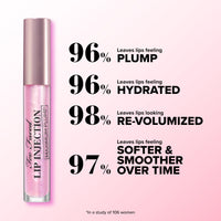 Thumbnail for Too Faced Lip Injection Maximum Plump Extra Strength Lip Plumper Gloss | Hydrating + Plumping, 0.14 Fl Oz, Blueberry Buzz