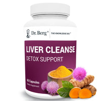 Thumbnail for Dr. Berg Liver Cleanse Detox Capsules w/Unique Blend of Milk Thistle, Ox Bile & Folate - Liver Supplement Includes Turmeric, Black Pepper & Choline - 60 Capsules