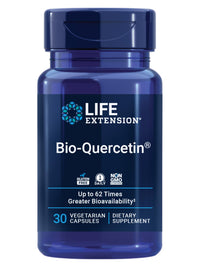 Thumbnail for Life Extension Bio-Quercetin, Immune Health Supplement, Heart Health Support, Gluten Free, Non-GMO, Vegetarian, 30 Capsules