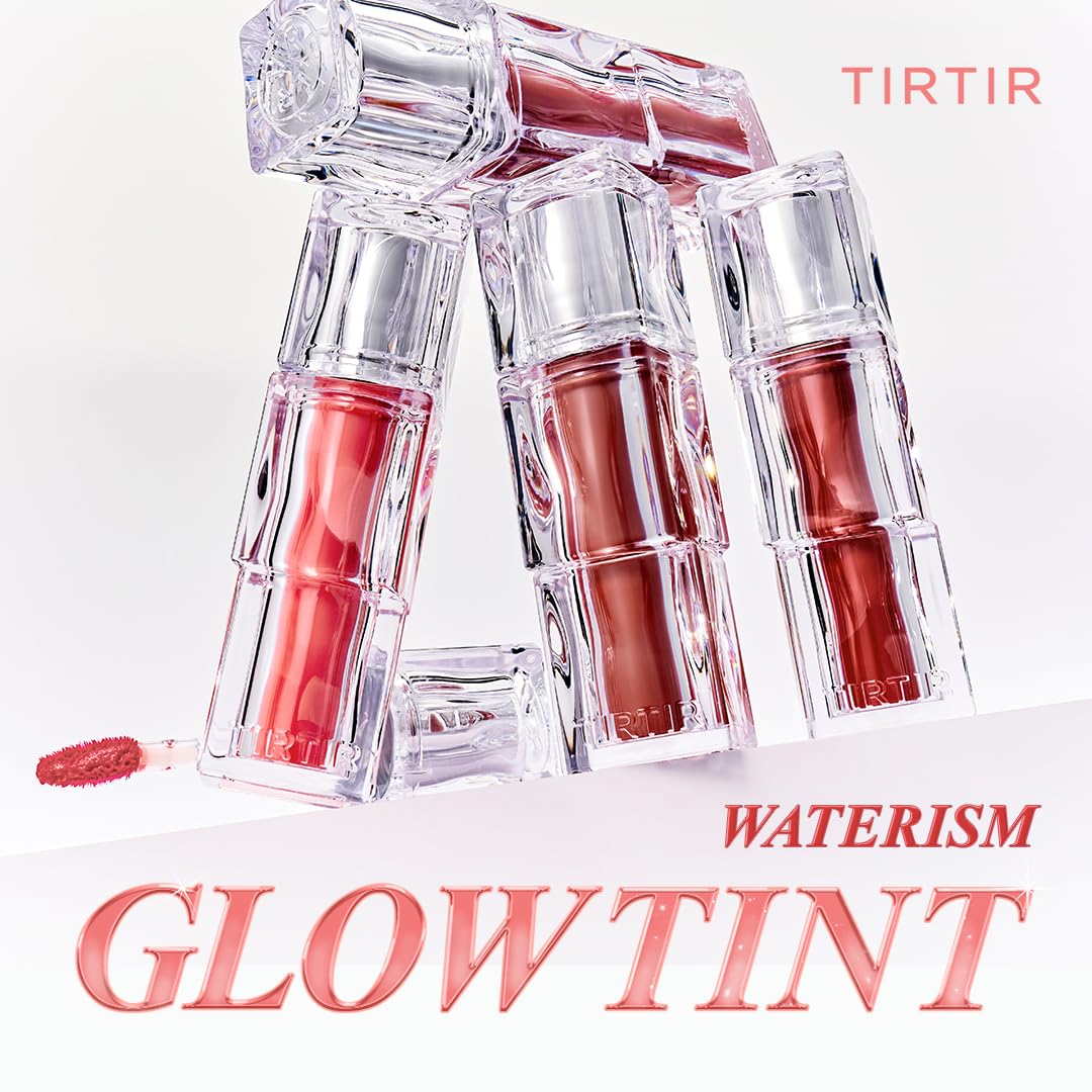 TIRTIR Waterism Tinted Lip Gloss #08 Summer Pumpkin, 0.14 Fl Oz – Kiss Ready Lipgloss, 12H Long Lasting Non Sticky Natural Tinted Glow Korean Multiuse Cheek and Lip Tint for Women gift