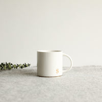 Thumbnail for COLLECTIVE HOME - Monogram Ceramic Mugs, 15 oz Golden Initial Coffee Cups, Elegant Alphabet Tea Mugs, Elegant Personalized Mug with Gift Box, Luxurious Cups for Office and Home (s)