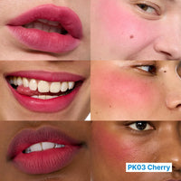 Thumbnail for fwee Blurry Pudding Pot | Airbrushed Blush & Lip, Buildable & High Pigment, Long-lasting, Lightweight, Natural Soft Matte Finish, Satin Finish Blurring Blush - Cherry (Vibrant Pink) | 0.17 oz