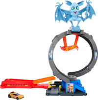 Thumbnail for Hot Wheels City Toy Car Track Set, Bat Loop Attack with Adjustable Loop & Launcher, 1:64 Scale Vehicle, Connects to Other Sets