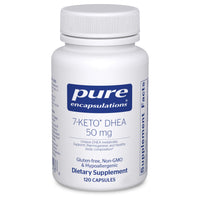 Thumbnail for Pure Encapsulations 7-Keto DHEA 50 mg | Unique DHEA Metabolite Supplement to Support Thermogenesis and Healthy Body Composition* | 120 Capsules