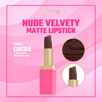 Thumbnail for Juvia's Place The Nude Velvety Matte Lipstick Cocoa - Nude Velvety Lipstick, Long-lasting, Rich-Color Lip Makeup, Creamy with Matte Finish, Beauty & Lip Products