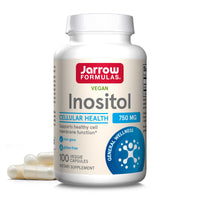 Thumbnail for Jarrow Formulas® Inositol 750 mg, Dietary Supplement, Liver Support for Cellular Health and General Wellness, 100 Veggie Capsules, Up to a 100 Day Supply