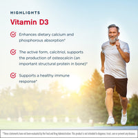 Thumbnail for Jarrow Formulas Vitamin D3 2500 IU - 100 Softgels, Pack of 2 - Bone Health, Immune Function & Calcium Metabolism Support - 200 Total Servings