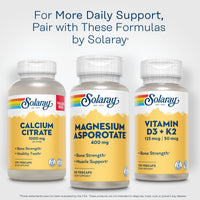 Thumbnail for Solaray Magnesium Asporotate 400 mg, Aspartate, Orotate & Citrate Complex, Healthy Heart, Muscle, Nerve & Circulatory Function Support 180ct (60 CT)