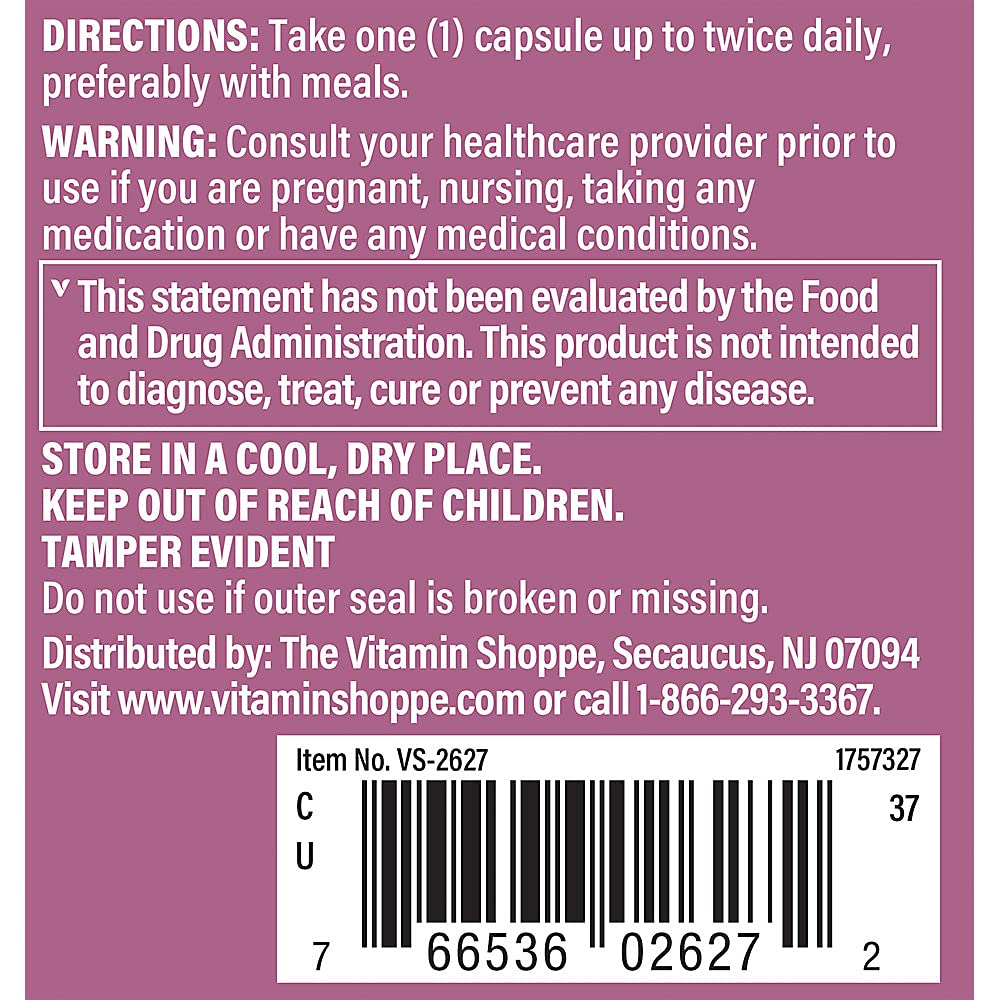 The Vitamin Shoppe Chlorophyll 100mg Natural Food Supplement, Green (100 Capsules)