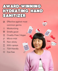 Thumbnail for Touchland X Hello Kitty® Hand Sanitizer + Mist Case For Touchland Mist 1Fl Oz., Scented & Stylish Hydrating Sanitizer Spray Bundle, Travel Size, Dye Free