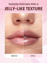 Thumbnail for SHEGLAM Jelly Wow Tinted Lip Oil Plumping Lip Gloss Natural -Hot Shot