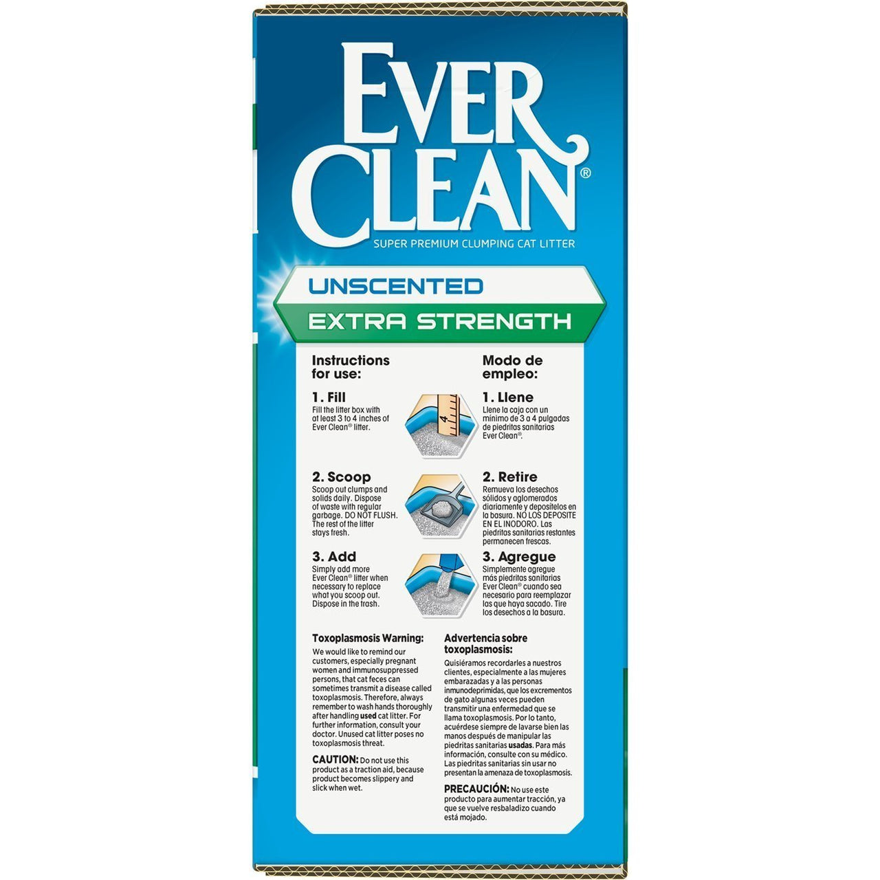 Ever Clean Extra Strength, Clumping Cat Litter, Unscented, 25 Pounds