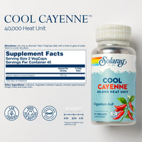 Thumbnail for Solaray Cool Cayenne, 90 Capsules