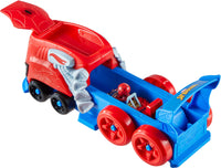 Thumbnail for Hot Wheels Toy Car Track Set, Spider-Man Large-Scale Launcher and Hauler with Die-Cast RacerVerse Vehicle