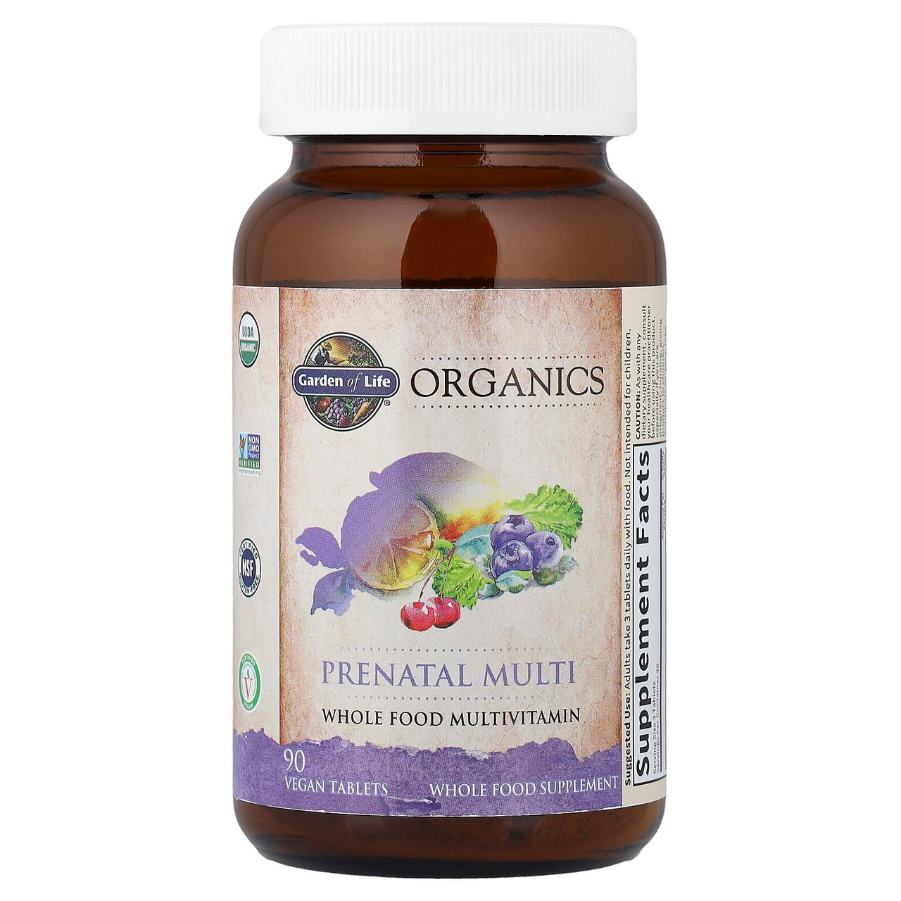 Garden of Life Organics, Prenatal Multi, 90 Vegan Tablets