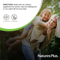 Thumbnail for NaturesPlus Source of Life Women Liquid Multivitamin - 30 fl oz - Natural Berry Flavor - Whole Foods & Minerals - Healthy Immune System & Energy - Vegetarian, Gluten-Free - 30 Servings