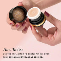 Thumbnail for LAURA GELLER NEW YORK Baked Balance-n-Glow To Go Travel Size Illuminating Foundation - Deep- Buildable Sheer to Light Coverage - Satin Finish