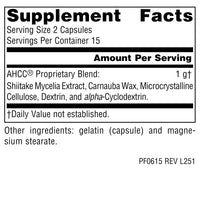 Thumbnail for Planetary Herbals AHCC, For Immune System Support* 500 mg - 30 Capsules