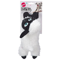 Thumbnail for SPOT Baa Baa Black Sheep Plush Dog Toy - Cute and Cuddly Fleece Toy with Squeaker for Small to Medium Dogs and Puppies, 11in Black and White Lamb