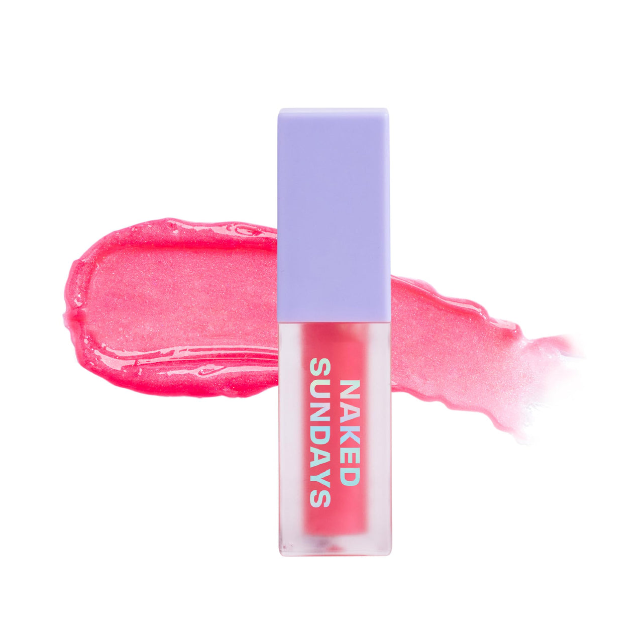 Naked Sundays SPF 50 Glow & Go Lip Oil - Hydrating & Nourishing, Broad Spectrum Lip Protection - Watermelon, 4.5ml