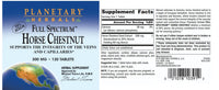 Thumbnail for Planetary Herbals Full Spectrum Horse Chestnut, Supports The Integrity of The Veins and Capillaries*, 500 mg - 120 Tablets