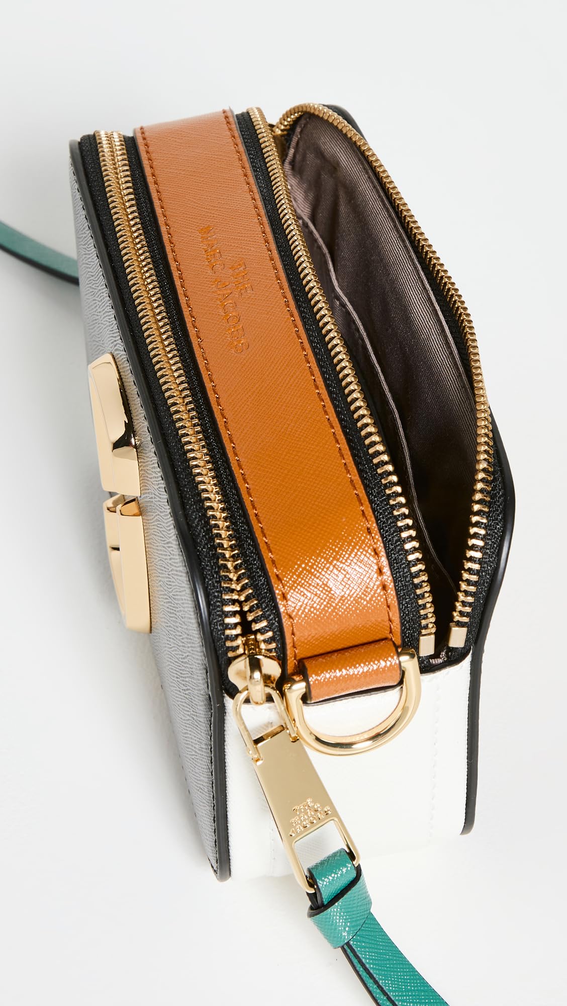 Marc Jacobs Women's Snapshot Camera Bag, Black/Honey Ginger Multi, One Size