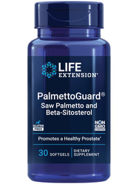 Thumbnail for Life Extension PalmettoGuard Saw Palmetto & Beta-Sitosterol – Supports Healthy Prostate Function & Hormone Metabolism Health – Supplements for Men - Gluten-Free, Non-GMO – 30 softgels