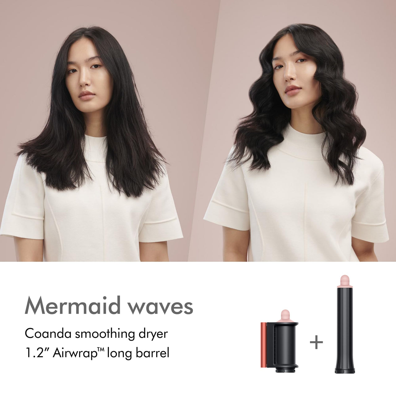 Dyson Special Edition Airwrap™ Complete Long Multi-Styler in Strawberry Bronze and Blush Pink with Detangling Comb